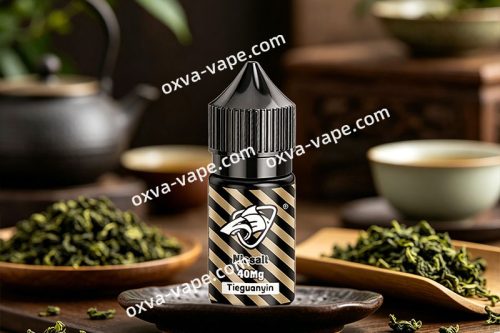 鯊克 SALT SHAQ | 鐵觀音口味 30ML/40MG（醇厚茶香 / 靜謐回甘不甜膩）🍃 醇厚東方茶韻 | 清新回甘不膩。這款 鯊克 鐵觀音口味完美復刻了傳統茶湯的焙火香氣，伴隨冰爽口感，齒頰留香。高品質 鯊克煙油 去除負擔感，是茶系愛好者必備的 煙油 首選。
